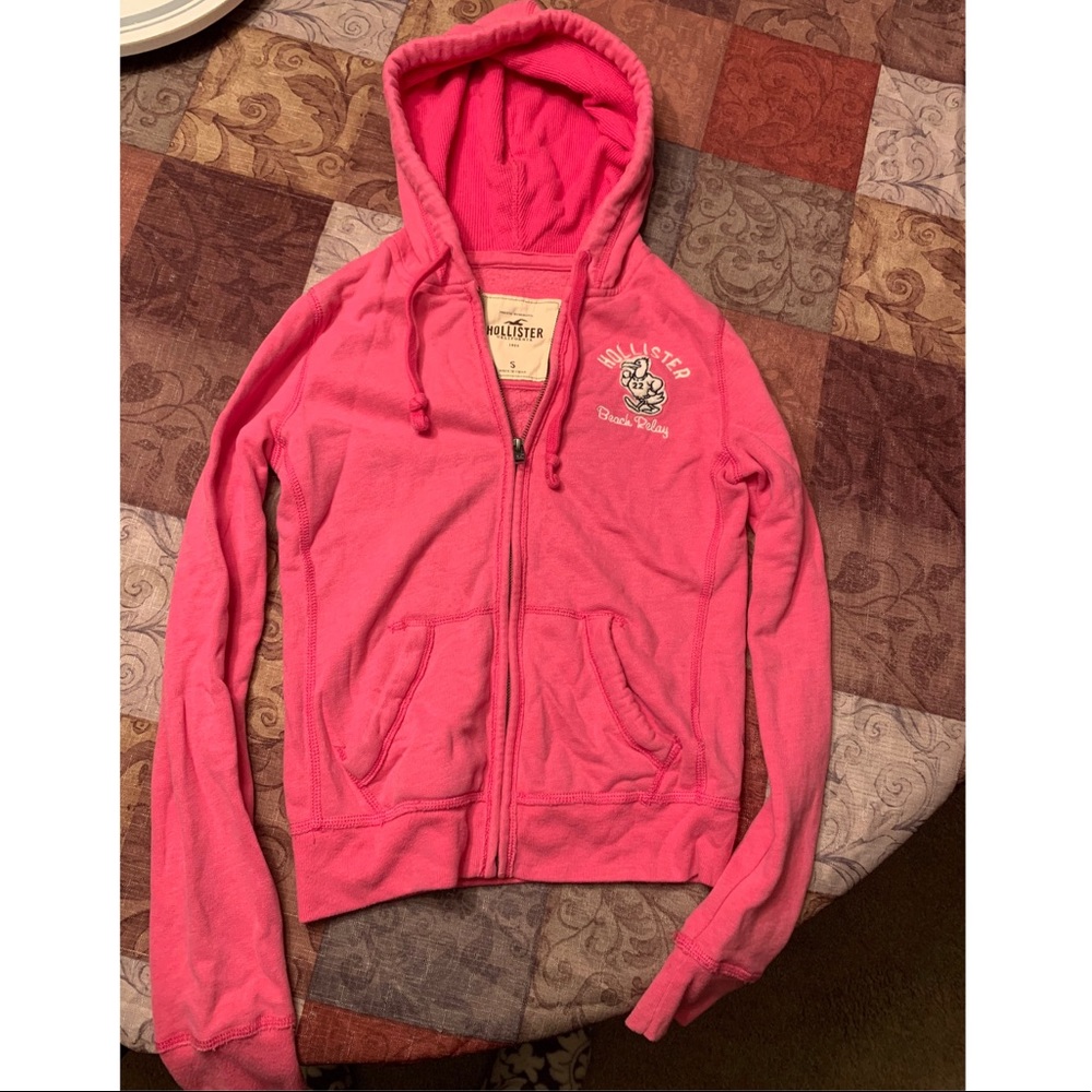 Size small Hollister Zip up Hoodie